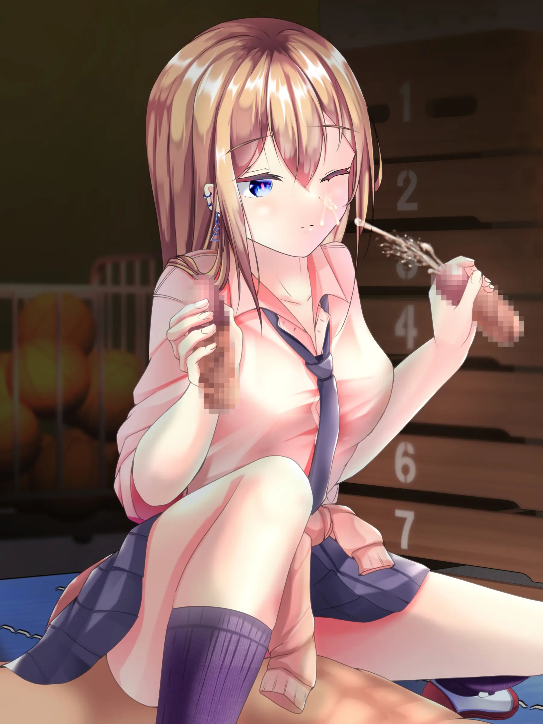 Onnanoko Ga Chakui No Mama Seieki To Ochikko O Kakerareru CG-Shuu | 여자아이가 옷을 입은 채 정액과 오줌이 뿌려지는 CG 모음집